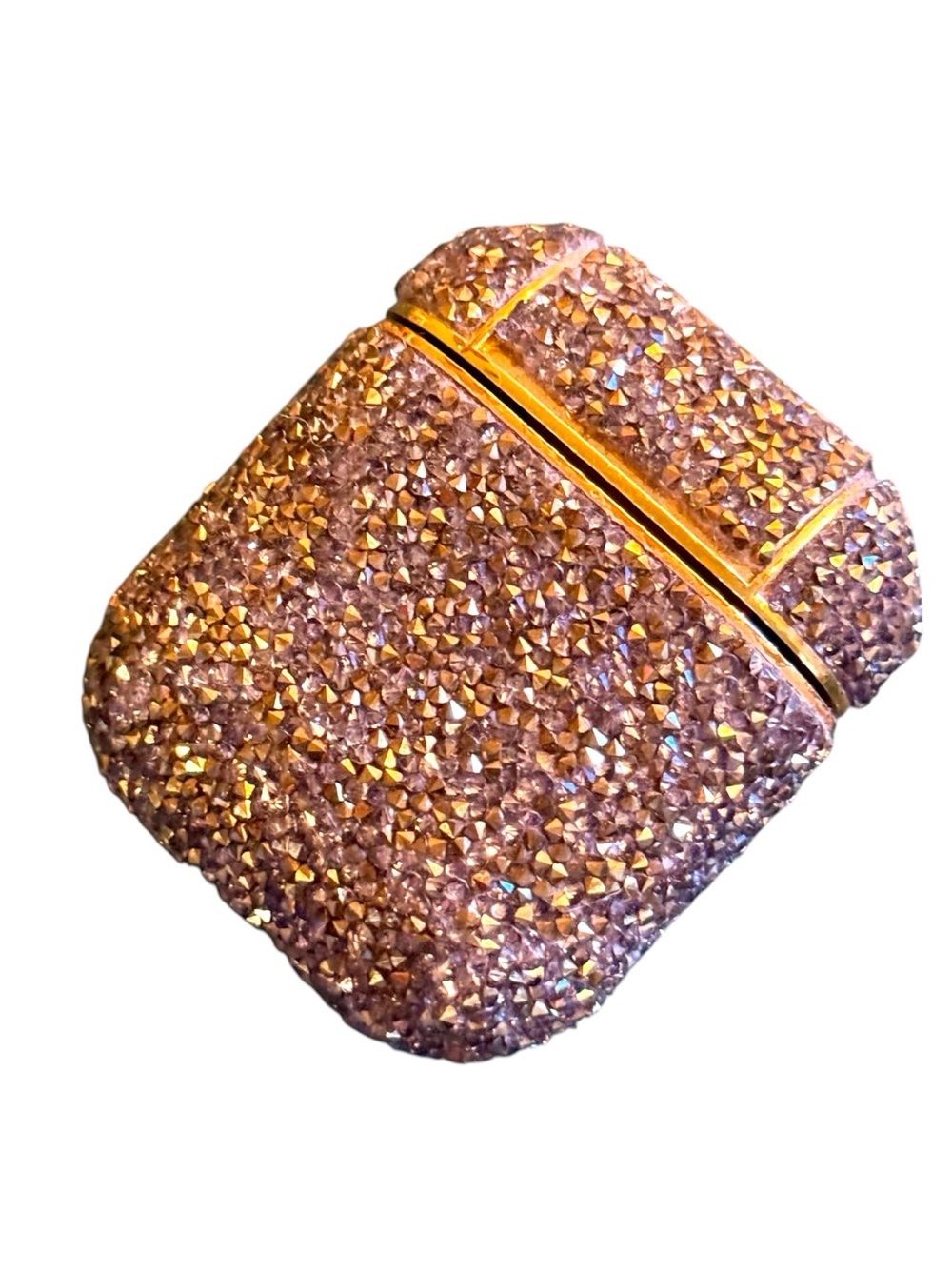 The Pod Home Golden Yellow Rhinestones & Crystals AirPod Case 1st/2nd Generation